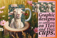 Scenic Farmyard Beauty and Floral Mug Wrap Product Image 1