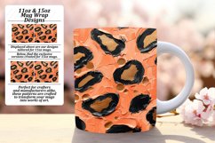 Sparkling Leopard Print Mug Wrap - Sublimation Product Image 1