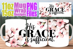 Cheerful thoughts 11oz 15oz sublimation wrap, Christian Product Image 1