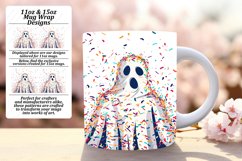 Springtime Spirits: Easter Ghost Pattern Mug Product Image 1