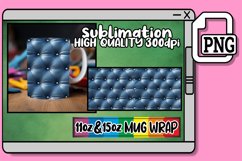 Stylish 3D Raised Pattern Mug Sublimation Product Image 1