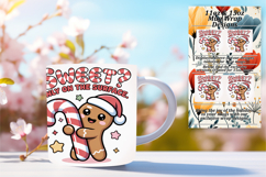 Sublimation 15oz Mug Wrap Png Design , Kawaii Food Product Image 1