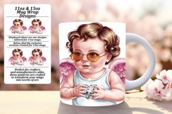Eye-Catching 15oz Mug Wrap Png , Cupid Product Image 1