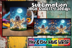 Inspiring mornings 11oz 15oz sublimation wrap, Ghost Product Image 1