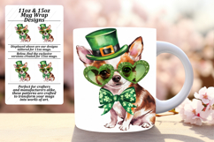 Sublimation 15oz Mug Wrap Png Design , St Patrick Product Image 1