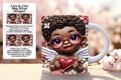Fashionable 11oz Mug Wrap Png Template , 3D Cupid Product Image 1