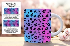 Stylish Leopard Print Mug Wrap - 11oz 15oz Product Image 1