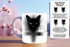 Adorable Cat Mug Sublimation - 11oz &amp; 15oz for Cat Lovers Product Image 1