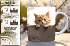 Cats in Disguise: Peek-a-Boo Sublimation Cups Product Image 1