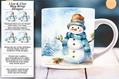 Xmas Delight: Sublimation Snowman Wrap Product Image 1
