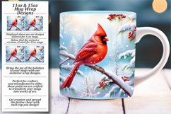 Cheerful Holiday Creations: Vibrant Xmas Mug Wrap Product Image 1