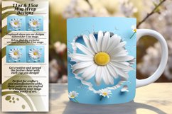 Whimsical Flower Wall 3D Spring Mug Design Product Image 1