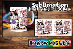 Playful afternoons 11oz 15oz sublimation wrap, Valentines Ca Product Image 1