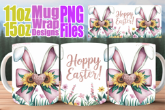 Soft whispers 11oz 15oz mug wrap, Easter Bow Product Image 1