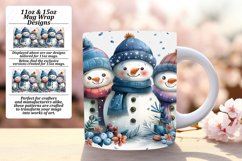 Festive Gingerbread Man Mug Wrap 11oz/15oz Holiday Pattern Product Image 1