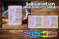Joyful sunsets 11oz 15oz sublimation wrap, Cross Product Image 1
