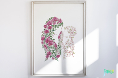 Mother &amp; child Flowers PNG Product Image 2