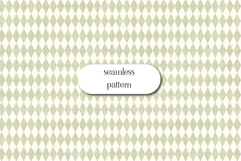 Sage Green Harlequin Seamless Pattern, Vintage Diamond Print Product Image 1