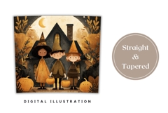 Kids Halloween Tumbler Wrap, Fantasy Tumbler Design Product Image 4