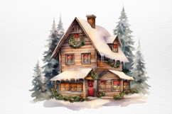 Christmas Houseplants Clipart PNG Product Image 4