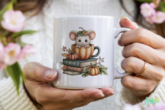 Cute Halloween Fall Animal Sublimation Clipart Product Image 3