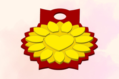 Sunflower, 40 OZ Tumbler, STL/3MF files for 3D Printing Product Image 4