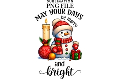 Snowman png design for T-shirts Product Image 1