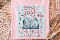 Just One More Chapter Png, Book Lover Sublimation Png. Product Image 4