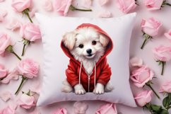 Cute Valentine Dog Clipart, Valentines Day Dog Clipart Product Image 4