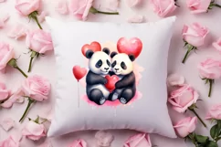 Valentines Day Animal Couple Clipart, Valentine Couple Product Image 4
