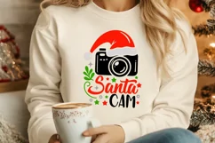 Santa Cam Svg, Santa Camera Svg, Funny Christmas Cam Svg. Product Image 4