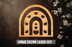 Rainbow Laser Cut File for Home Decor Product Image 1