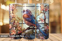 Stained Glass Sparrow PNG Tumbler Design Product Image 1