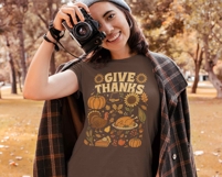 Thanksgiving PNG Clipart: Give Thanks | Cozy Season png Product Image 2