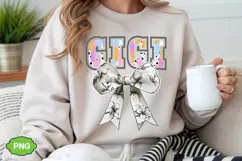Floral GigiCoquette Bow PNG | Mother's Day PNG Product Image 4
