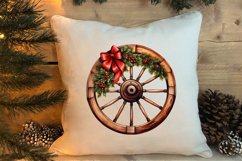 Watercolor Christmas Farm Clipart Product Image 4