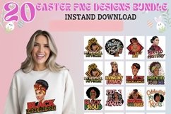 20x Black Woman PNG Bundle, African American PNG, Melanin Product Image 6
