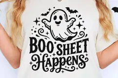 Boo Sheet Happens Svg, Funny Halloween Svg, Funny spooky Svg Product Image 5