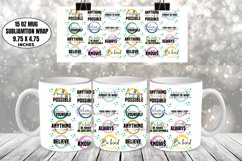 Motivational Mug Wrap Sublimation, Funny Mug Design Product Image 1