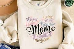 Mom Heart Sublimation, Retro Mama Png Product Image 4