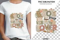 Book lover png design for T-shirts Product Image 4