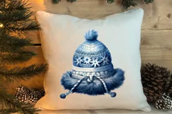 Cozy Christmas Knitting Clipart, Christmas PNG Product Image 4