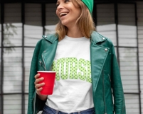 Coquette Nurse St Patrick's Day SVG PNG, Preppy Nurse Png Product Image 3