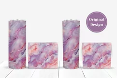 Pink Marble Tumbler Template, Purple Tumbler Designs Product Image 4