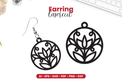 Earring LaserCut - Lasercut File Product Image 1