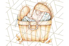 Cozy Laundry Day Clipart PNG Pastel Home Decor, Home Png Product Image 4