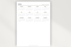 2026 Professional Minimalist Planner PDF | Product Image 4