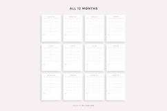 2026 Monthly Calendar with Notes, Printable, A4/Letter Size Product Image 4