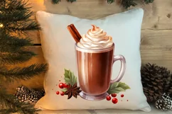 Christmas Drink Clipart Sublimation, Christmas PNG Product Image 4