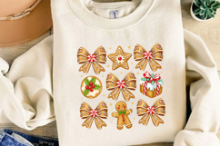 Gingerbread Cookies Christmas Sublimation, Christmas Png Product Image 3